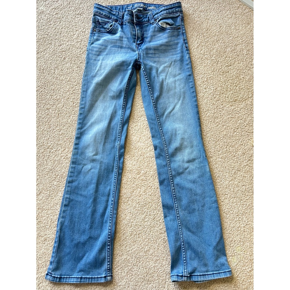Cat & Jack Kids Bootcut Jeans Super Stretch Blue Size 10